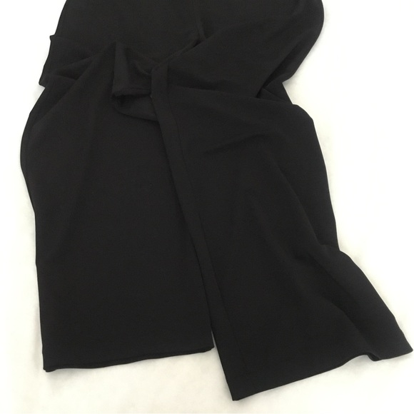Talbots Black Wide-Leg Pant, Size LP. - Picture 6 of 8
